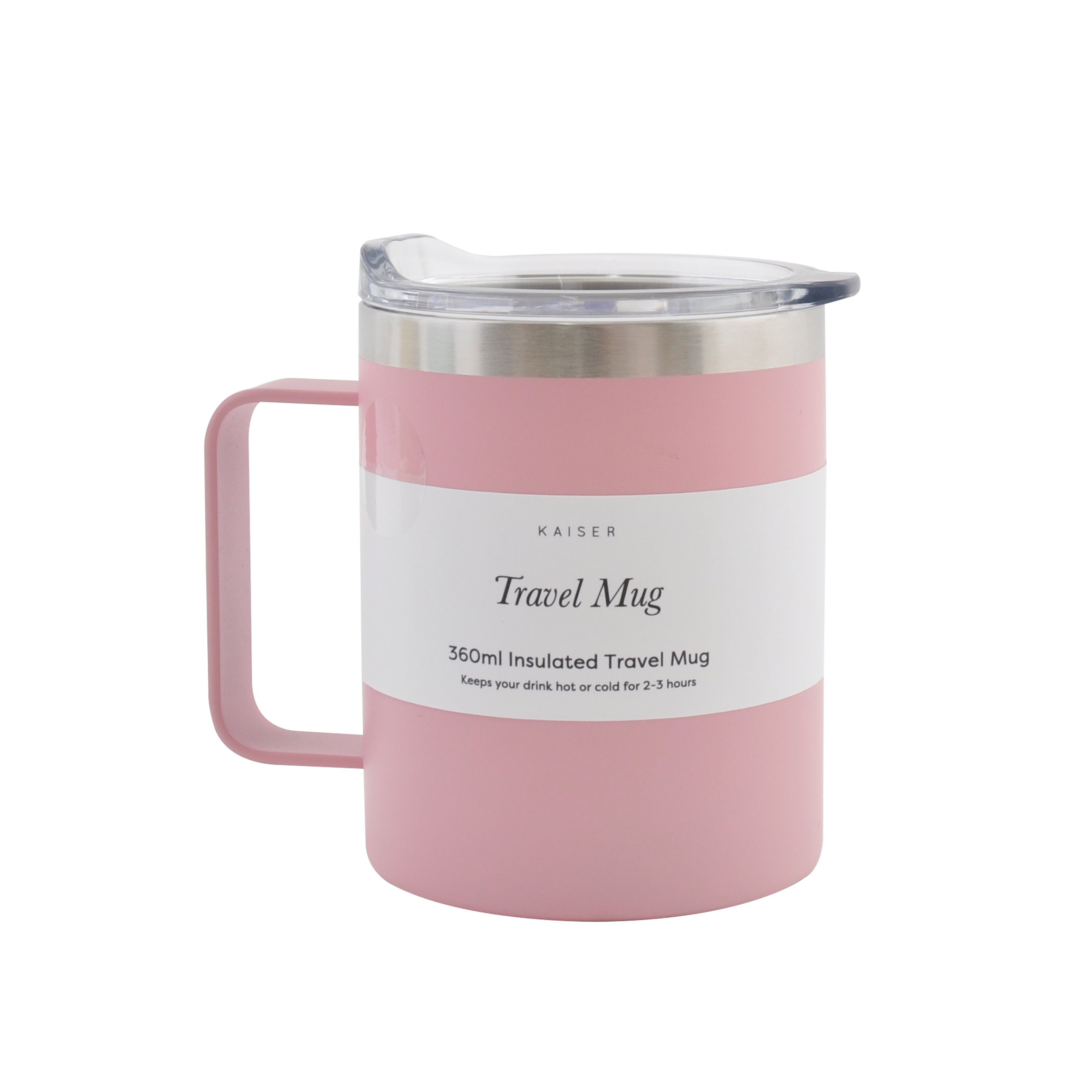 Travel Coffee Mug - Pink